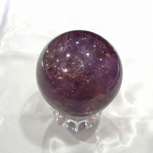 紫水晶玉（アメジスト、無着色天然）81mmA - ウインドウを閉じる