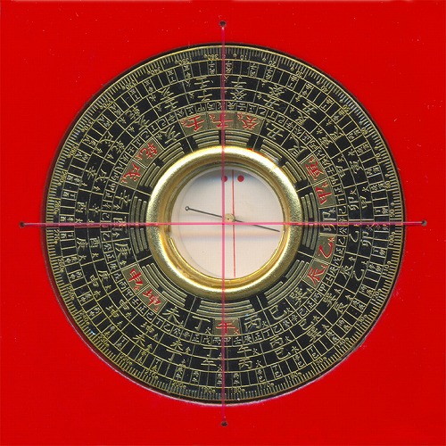 羅盤 三合盤　2.8寸　(東定)
